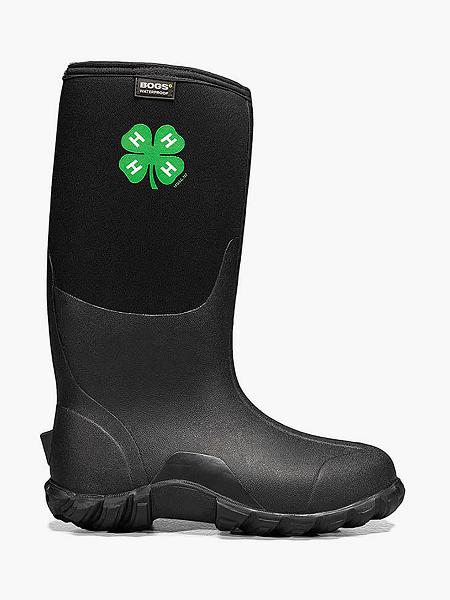 BOGS Boots Deutschland - Classic Tall 4-H Farmstiefel Herren Schwarz DE41203